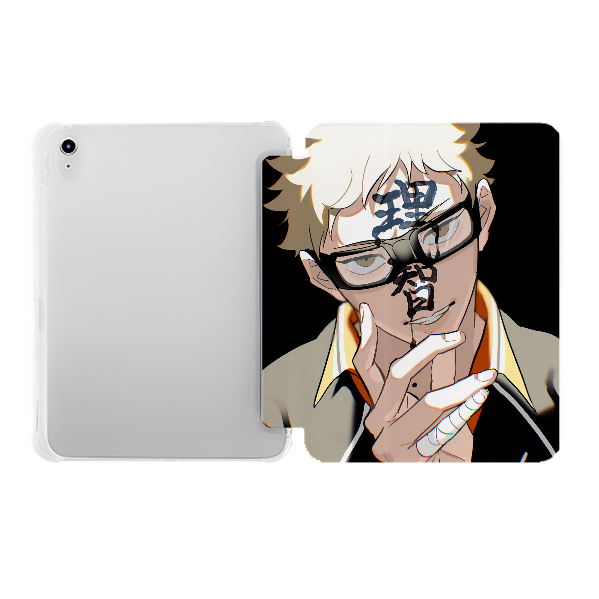 （画像用） ハイキュー!! Haikyu!! IPad ケース ペン収納付き 三つ折りスタンド PUレザー×シリコン 対応機種9.5/10.5/10.9インチ